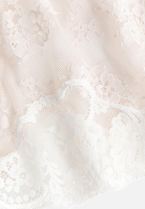 H&M - Lace shortie briefs - pale beige