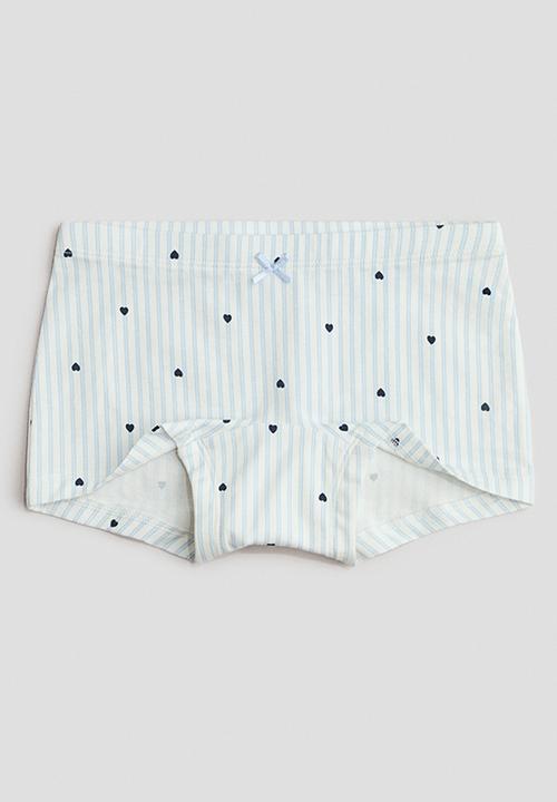 H&M - 5-Pack boxer briefs - blue/hearts