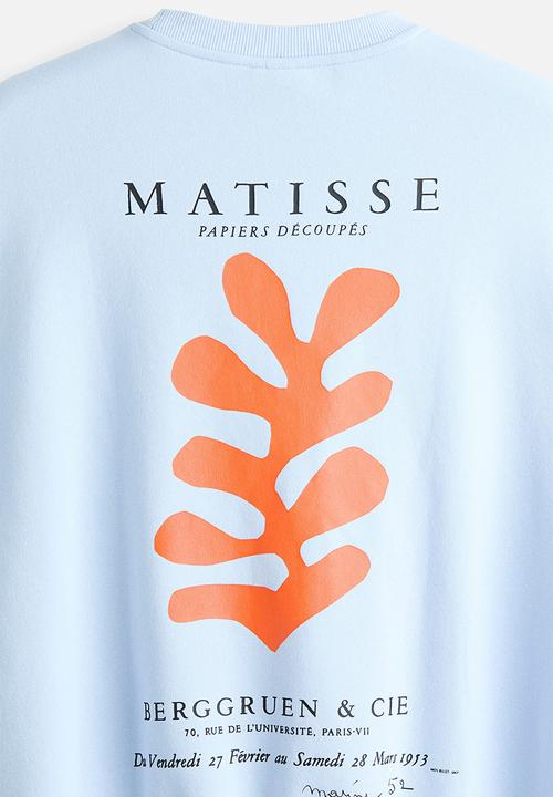 H&M - Loose fit sweatshirt - light blue/matisse