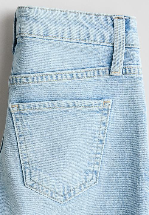 H&M - Wide leg jeans - light denim blue