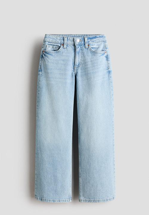 H&M - Wide leg jeans - light denim blue