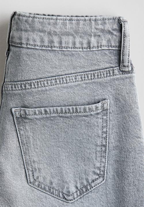 H&M - Wide leg jeans - light denim grey