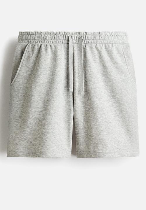 H&M - Regular fit sweatshorts - light grey marl