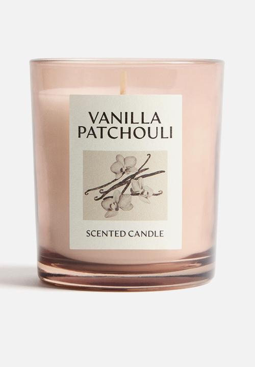 H&M - Scented candle in a glass holder - vanilla patchouli