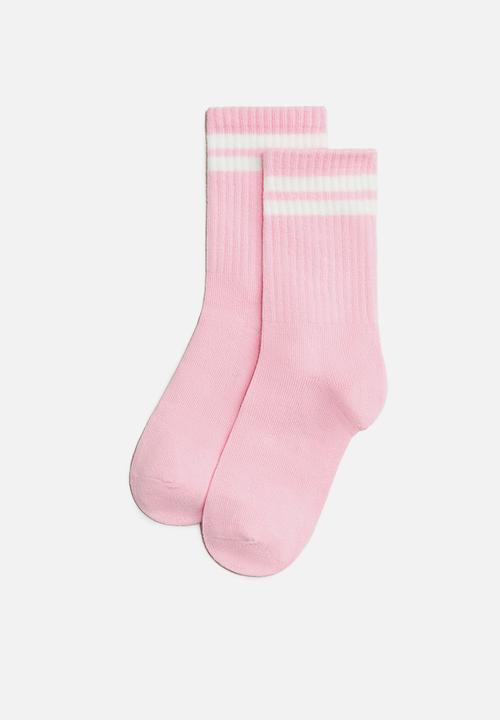 H&M - 5-Pack socks - pink/mint green