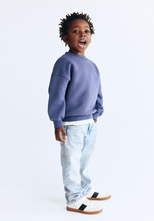 H&M - Relaxed fit jeans - light denim blue