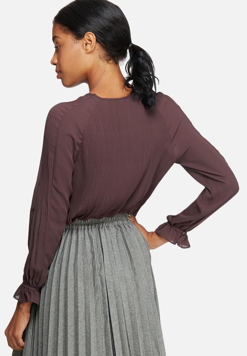 ONLY - Cherry pleat top