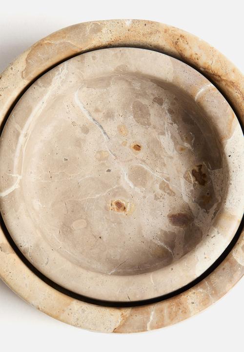 H&M - 2-pack marble bowls - beige