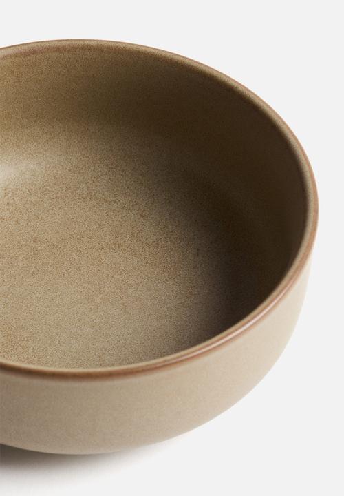 H&M - Reactive-glaze stoneware bowl - beige