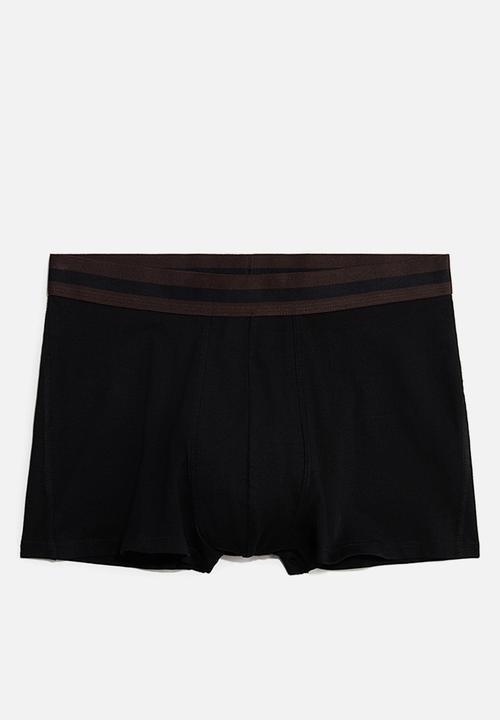 H&M - 3-Pack short trunks with lycra - black