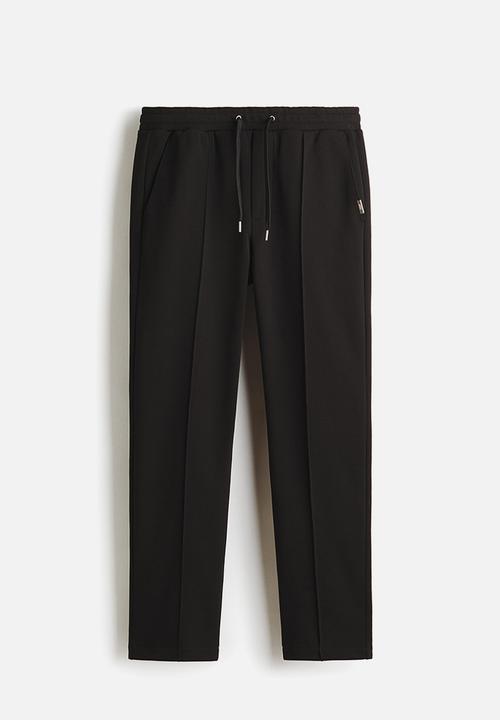 H&M - Regular fit tailored joggers - black