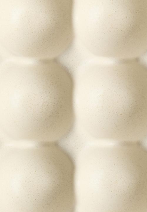 H&M - Reactive-glaze egg tray - light beige