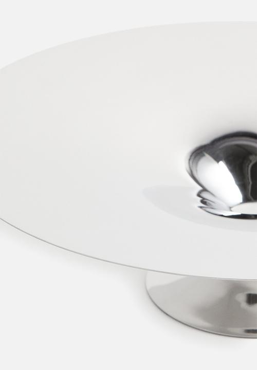 H&M - Footed stainless steel bowl - silver-coloured