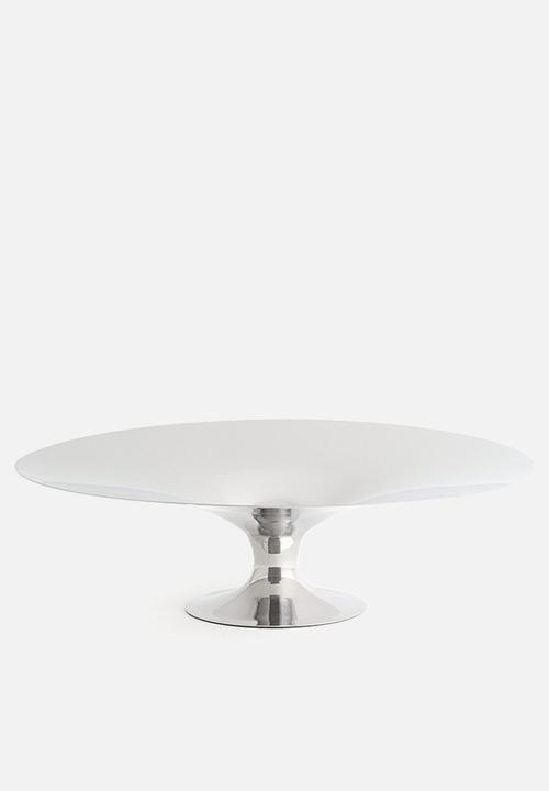 H&M - Footed stainless steel bowl - silver-coloured