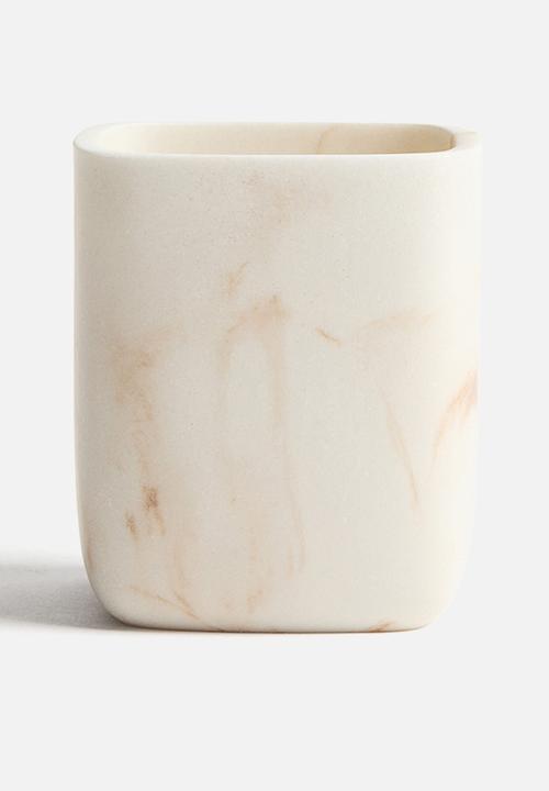 H&M - Toothbrush mug - light beige