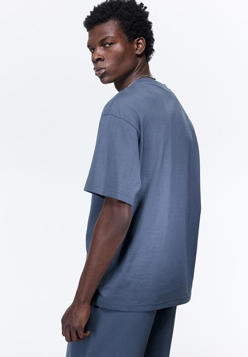 H&M - Relaxed fit T-shirt - dusty blue
