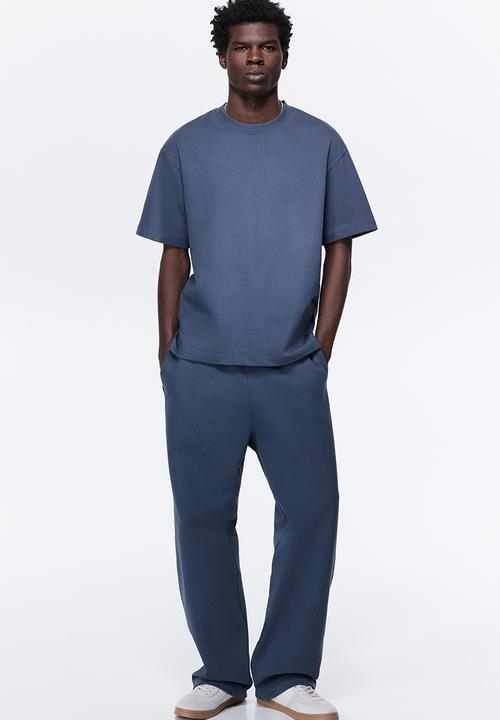 H&M - Relaxed fit T-shirt - dusty blue