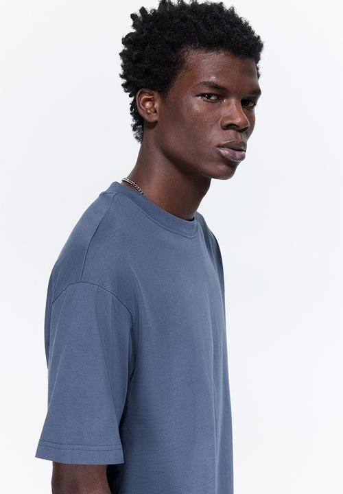 H&M - Relaxed fit T-shirt - dusty blue