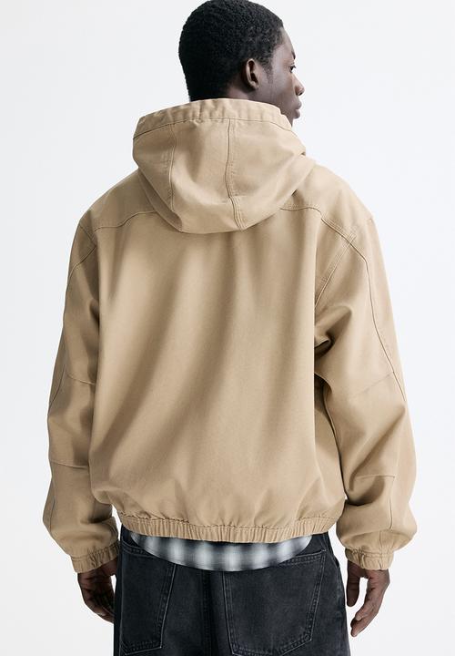 H&M - Hooded workwear jacket - beige