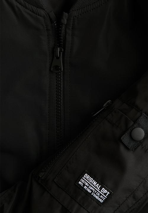 H&M - Padded bomber jacket - black