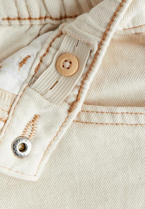 H&M - Loose fit jeans - light beige