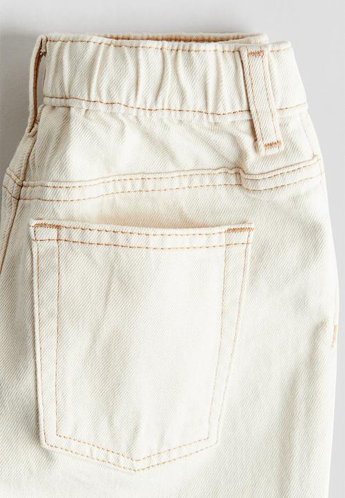 H&M - Loose fit jeans - light beige