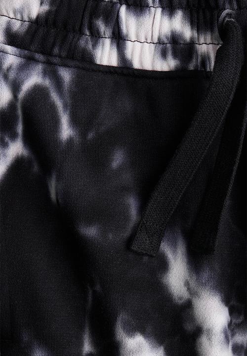 H&M - Joggers - black/tie-dye