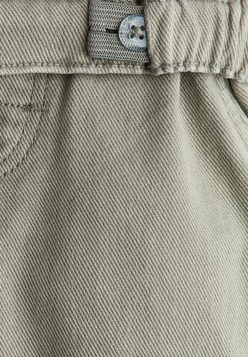 H&M - Cotton twill joggers - light khaki green