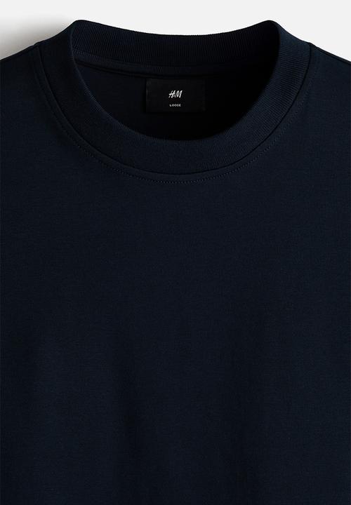 H&M - Oversized fit T-shirt - navy blue