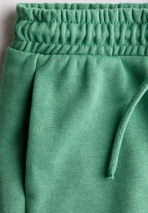 H&M - Sweatshirt shorts - green