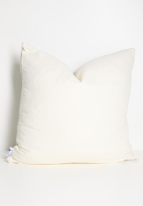 Sixth Floor - Blaze Outdoor/Indoor Geo Cushion Cover - Natural