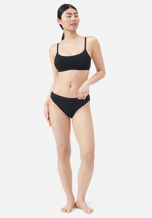 adidas Performance - High leg bikini - single item - black