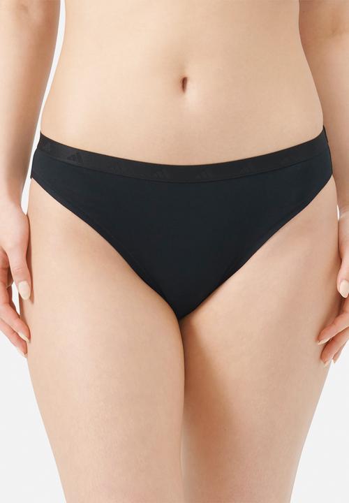 adidas Performance - High leg bikini - single item - black