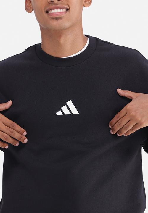 adidas Performance - Essentials Feelcozy Fleece Sweatshirt - Black/Wht
