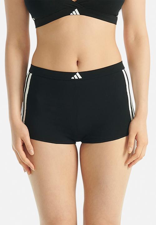 adidas Performance - 3 Stripes knit short black - black