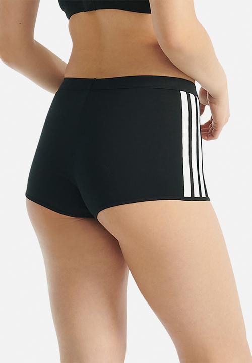 adidas Performance - 3 Stripes knit short black - black