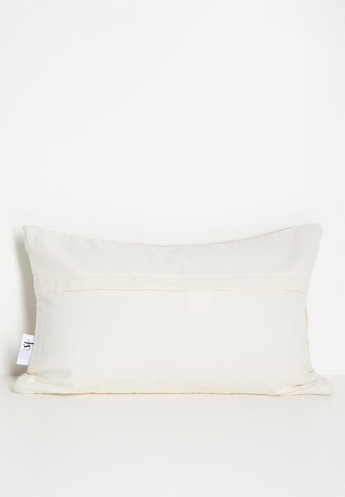 Sixth Floor - Gray Woven Cotton Scatter Cushion Cover Natural