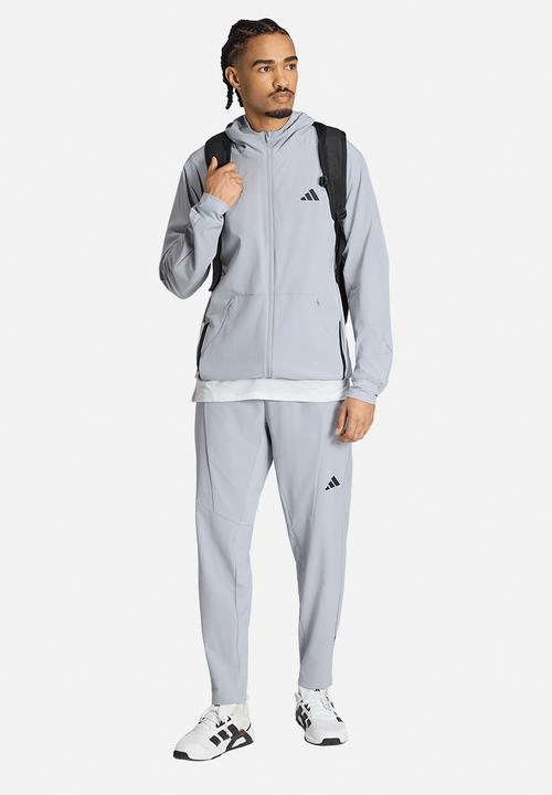 adidas Performance - D4T Hybrid Workout Pants- Grey Halo silver
