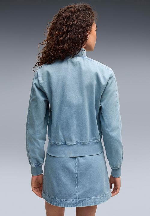 PUMA - Future.Puma.Archive Washed Twill Short Jacket - Cool Blue