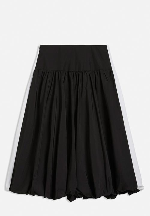 PUMA - T7 Balloon Woven Midi Skirt - Puma Black