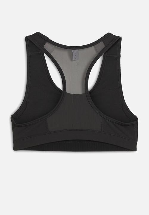PUMA - 4Keeps Bra - P - Midck-Big Whit - Puma Black-Big White Cat