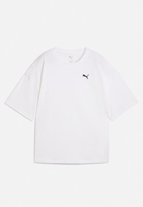 PUMA - Wardrobe Ess Oversized Tee - Puma White