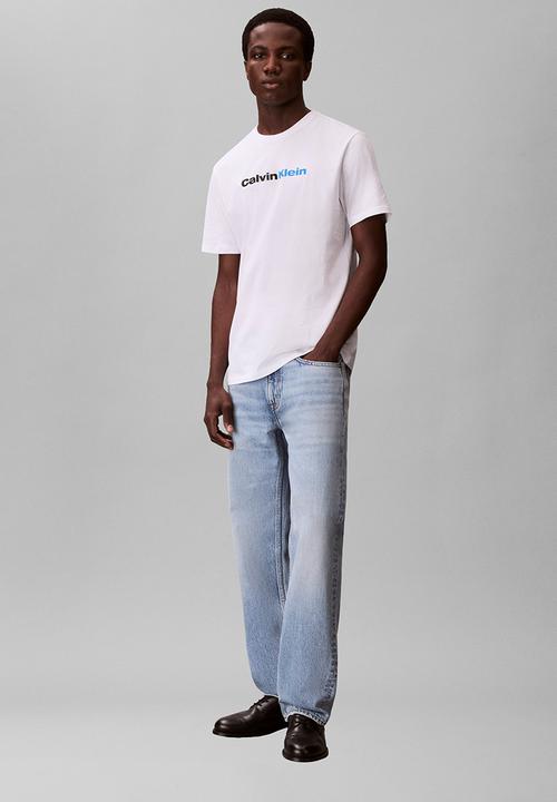 Calvin Klein - 30S EU WHOLESALE JEANS GRAPHICS - Bright White
