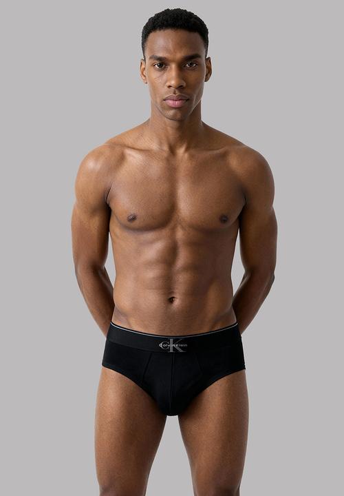 Calvin Klein - HIP BRIEF 3PK - BLACK