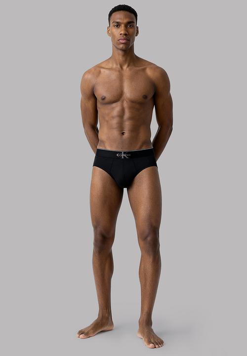 Calvin Klein - HIP BRIEF 3PK - BLACK