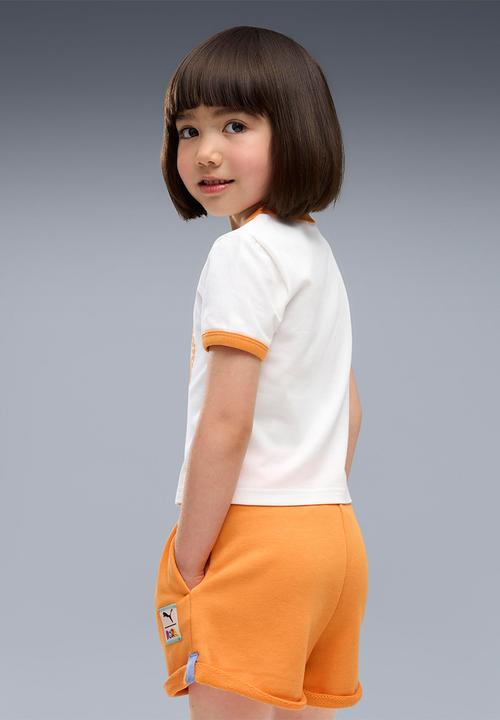 PUMA - Puma X Dora The Explorer Slim Ringer Tee - Puma White