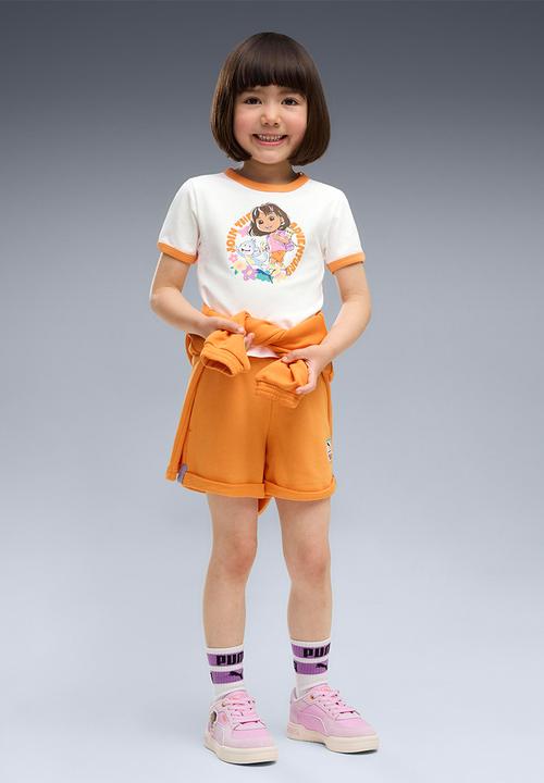PUMA - Puma X Dora The Explorer Slim Ringer Tee - Puma White
