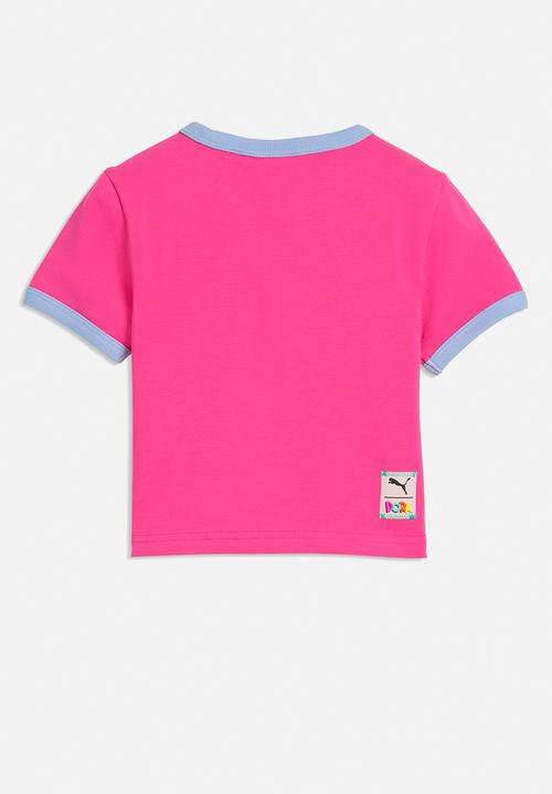 PUMA - Puma X Dora The Explorer Slim Ringer Tee - Pink Opal