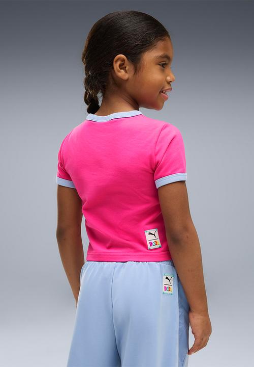 PUMA - Puma X Dora The Explorer Slim Ringer Tee - Pink Opal