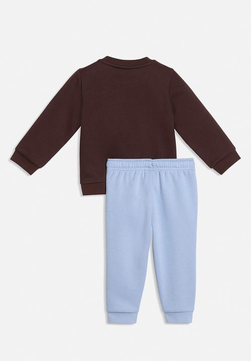 PUMA - Minicats Ess Crew Set Fl Interest Inf - Chocolate Fondue